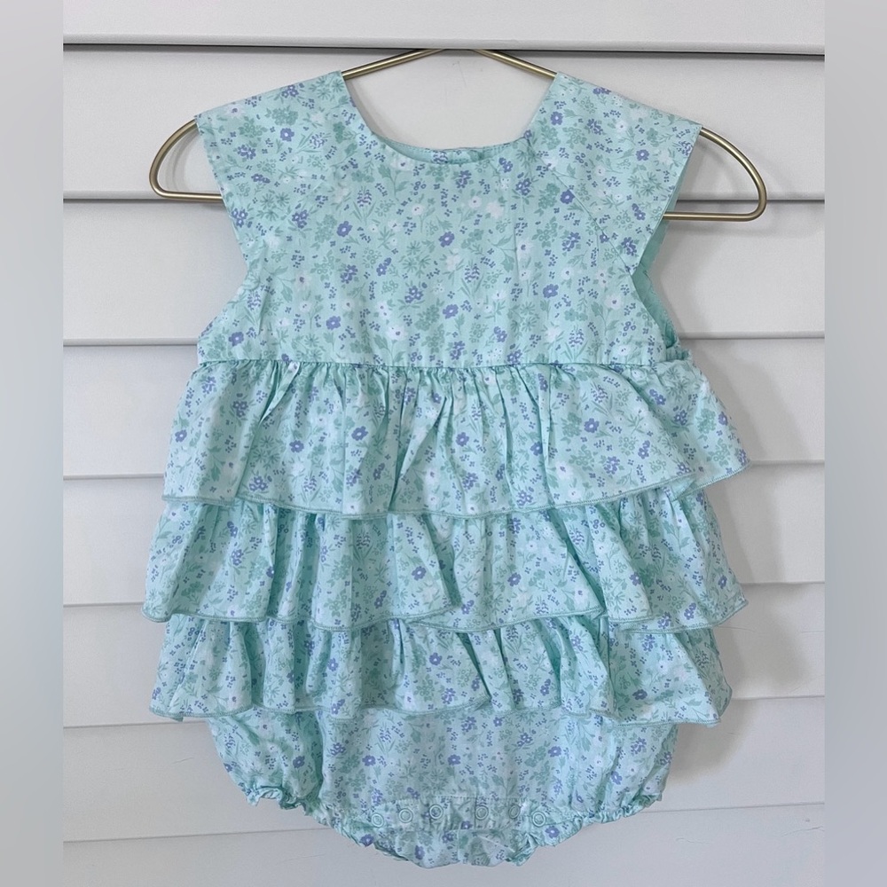 Floral Ruffle Janie & Jack Baby Romper
